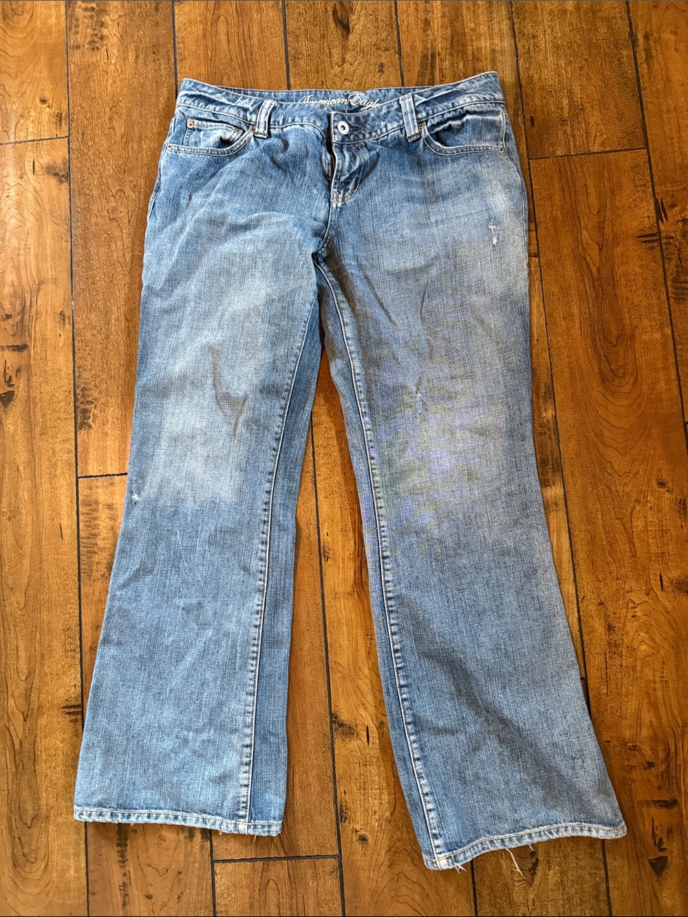 American Eagle Outfitters Light Blue Flare Jeans
